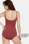 Zivame All Day Seamless Bodysuit - Wild Ginger — thumbnail 5